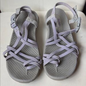 Skechers Women's Lavender Strappy Sandals